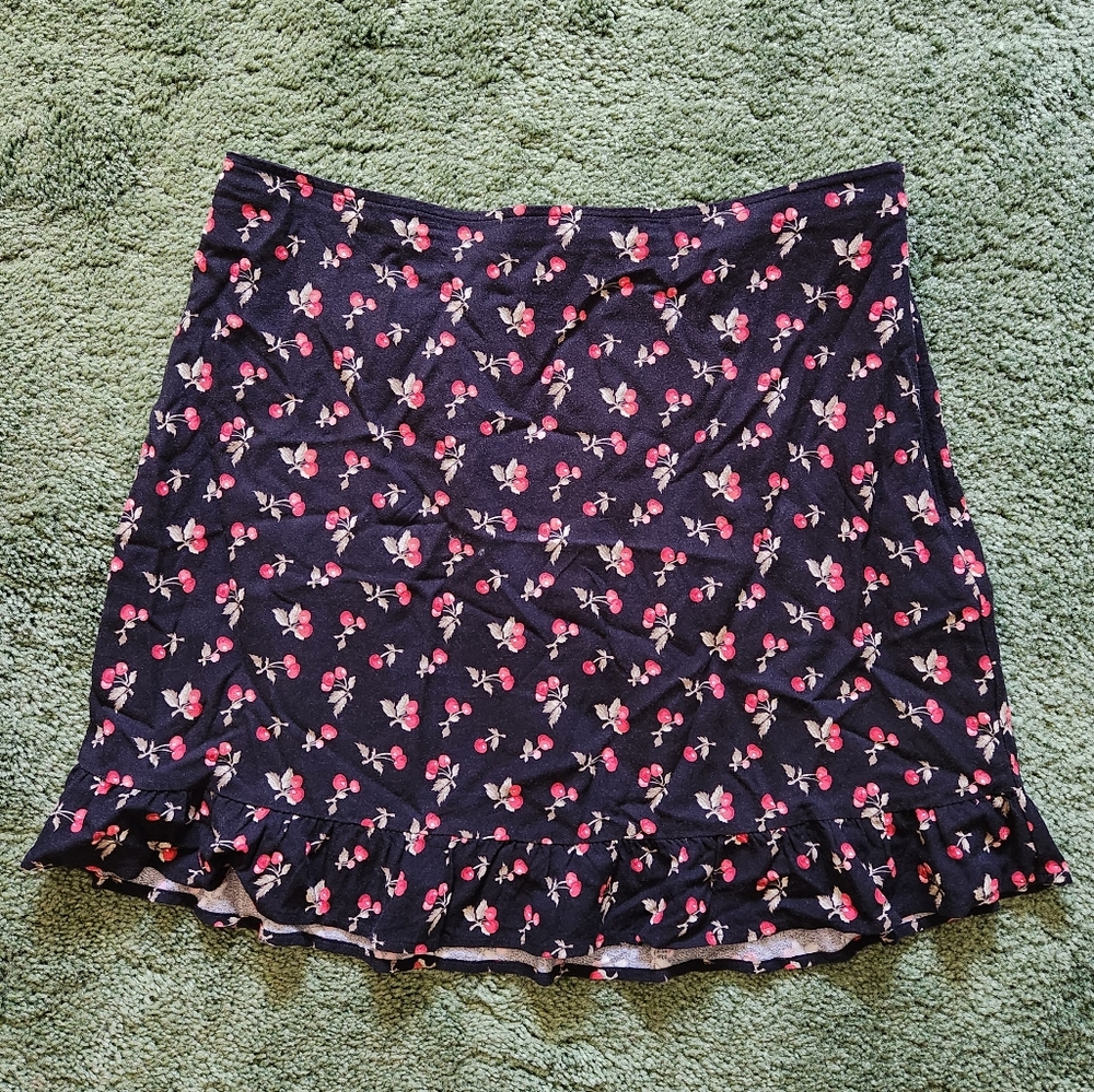 Abercrimbie & Fitch Cherry Mini Skirt